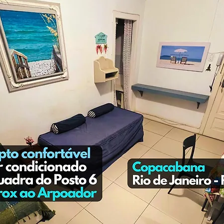 Apto Completo Quadra Praia Posto 06 Arpoador